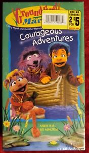 Groundling Marsh - Courageous Adventures (VHS 1998) Tiny Hole In Seal (Pic) Rare