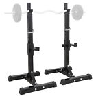 Squat Bench Press 2 Barbell Rack Stand Home GYM Weight Liftting Indoor Exercise