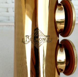 BELMONTE Gold Soprano Sax with Original Case - Very Good Condition