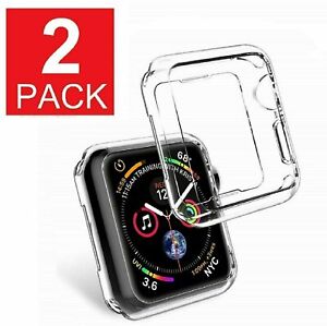 2-Pack iWatch Apple Watch Series 6 5 4 3 2 SE Protector Cover Case 38 40 42 44mm