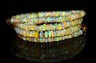 AAA+  Natural Ethiopian Opal Beads Necklace 3X4MM 16 Inch Loose Gemstone G1