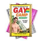 Gay Camp Resort Prank Mail Gag Practical Joke Sent Directly to Friends