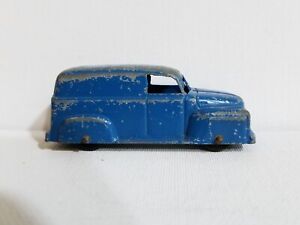 Vintage 1950s Tootsietoy Diecast Blue Panel Truck Delivery Van 3''