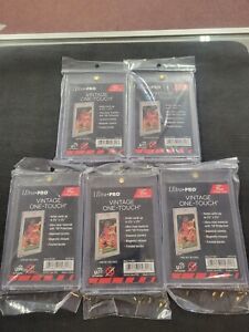 Ultra Pro VINTAGE One-Touch 35pt Point Magnetic Card Holder X 5 of Them