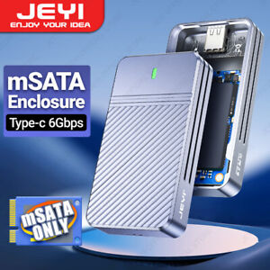JEYI mSATA to USB 3.110Gbps SSD Enclosure Adapter for mSATA Internal Hard Drive