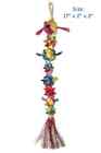 Planet Pleasures All-Natural Small Balls and Stars Preening Bird Toy