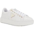 Guess Womens Faux Leather Lace Up Casual And Fashion Sneakers Shoes BHFO 1521