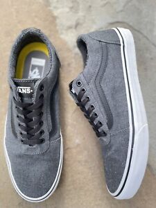 Vans Off The Wall Men's Size 10.5 Shoes Ortholite 500714 Gray Casual Sneakers