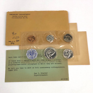 (1) 1958 United States SILVER Proof Set in US Treasury Envelope / Mint Package