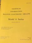 Baldwin Organ Service Manuals model 6, 11, 71 Series, 640 (Pick 1)