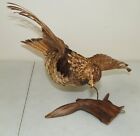 Nice!! Vtg 1992 QUAIL/ GROUSE TAXIDERMY Flying Mount WALL HANGING