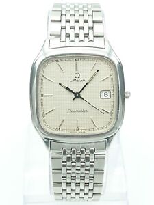 Vintage Omega Seamaster Quartz Watch, Ref. 396.1011, 80’s, 34mm, Great Condition