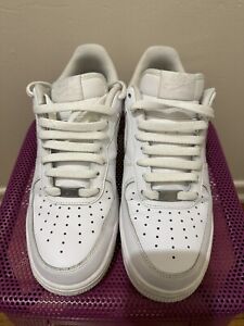 Size 10.5- Women's Nike Air Force 1 Low White 2020 DD8959-100 Sneakers Shoes