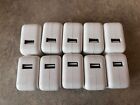 Lot of 10 Genuine Apple A1357 10W USB Power Adapters Wall Charger Blocks OB-107