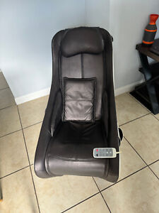 CirC Burnt Coffee Synthetic Leather Heated SL Track Massage Chair