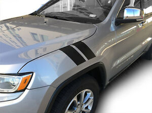 Fender Racing Hash Stripes Decal Set SRT V1 for 2011-2021 Jeep Grand Cherokee