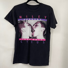 Miley Cyrus Black Promo Music 2014 Bangerz Tour Short Sleeve T-Shirt Medium
