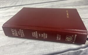 Holy Bible: PTL Parallel Edition; KJV & The Living Bible (1983, Bonded Leather)