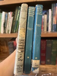 New ListingTHE HARDY BOYS SERIES 3 Book Lot of Hardcover Matte Blue Editions F.W. Dixon