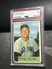 1954 Bowman Card #65 Mickey Mantle  from the New York Yankees HOF  PSA PR 1