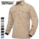 Men's Quick Drying Shirts Long Sleeve Sun Protection Fishing Tactical Work Shirt