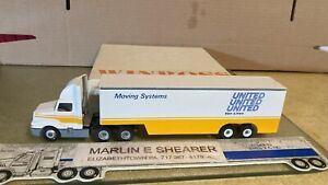 UNITED VAN LINES moving systems  TRACTOR & DROP BED TRAILER WINROSS TRUCK