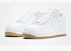 Nike Air Force 1 '07 Low White Gum Bottom Men's Sneakers DJ2739-100 Size 11