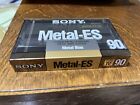 SONY  METAL-ES 90  audio cassette blank tape sealed Made in Japan Type IV v3
