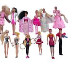 Vintage 90s & 2000s McDonalds Barbie Happy Meal Toys Mini Dolls Lot of 12