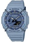 Casio G-Shock GA2100 Blue Digital Analog Wire Face Watch GA2100PT-2A