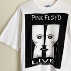 Vintage 90s Pink Floyd The Division Bell Live Quad Sound Art Tee Single Stitched