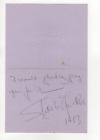 Sheila MacRae Signed Note Card actress 