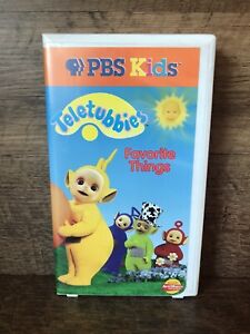 Teletubbies Favorite Things VHS PBS KIDS Video Tape ~ 60 Minutes