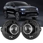 For 2014-2021 Jeep Grand Cherokee Fog Lights Clear Front Bumper Lamp Left+Right  (For: 2015 Dodge Challenger)