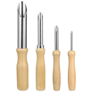 4PCS Pottery Tool Set for Trimming, Sculpting, Modeling & Smoothing Pottery