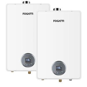 FOGATTI Indoor Tankless Water Heater Gas 6.3GPM Instant Hot Boiler 145000BTU