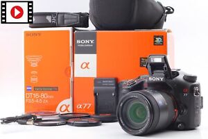 ⏯[MINT in Box] Sony Alpha α77 SLT-A77V w/ Carl Zeiss DT16-80mm F3.5-4.5ZA JAPAN