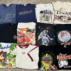 Lot Of 12 Vintage T shirt L  Hard Rock Nike Logo Athletic Texas Baseball Bundle