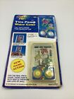 Handheld Two Pump Water Game retro New Sealed On Card Water Fun Deep Sea Fighter