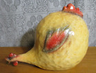 Ceramic Fat Round Large Orange Chicken - 9
