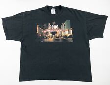 Vintage Reno Nevadas Shirt Adult 2XL XXL Black Short Sleeve Graphic Tee Y2K VTG