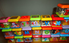 Fisher Price Peek A Boo Blocks Cubes Lot Of 22 Sensory Toys Animals Baby Toys