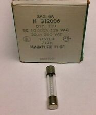 Littelfuse 3AG Series Fuse PN: 312006  **Lot of 10 fuses ** NEW Stock **