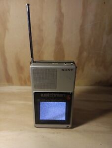 Vintage Jul/1985 Sony Watchman Portable Black & White Television TV Model FD-40A