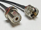 PL-259 UHF Male to UHF Female B ACI100 Low Loss Coax Cable 50ohm Pick Length Lot