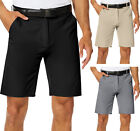 Men's Golf Dress Shorts Stretch Lightweight Quick Dry Waterproof Chino Half Pant