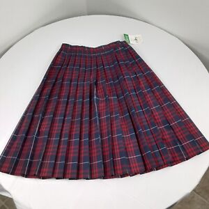 Plaid Skirt Adult J1 Red School Hamilton Plaid Plus 7