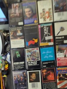 New ListingLot Of 28 Vintage Cassette Tapes Rock & Country Seger Billy Squire Dr. Hook Etc