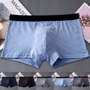 New Hot Sale Underwear Underpants Comfy Cotton Blend Dark Grey Gray L-3XL