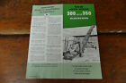 Vintage 1960 John Deere Machinery 300 & 350 Elevator Advertising Sales Brochure